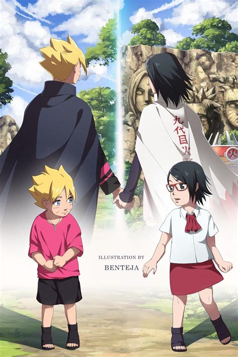 To go along with his new duties as a fully-fledged and important Jonin in Konohagakure, he covers his stomach to protect himself better from physical attacks. . Does sarada like boruto
